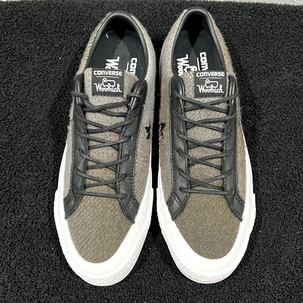🔥🔥 CONVERSE One Star Woolrich Ox Wool Colab Sneakers Men 6.5 / Women 8.5 - NEW - Picture 5 of 14